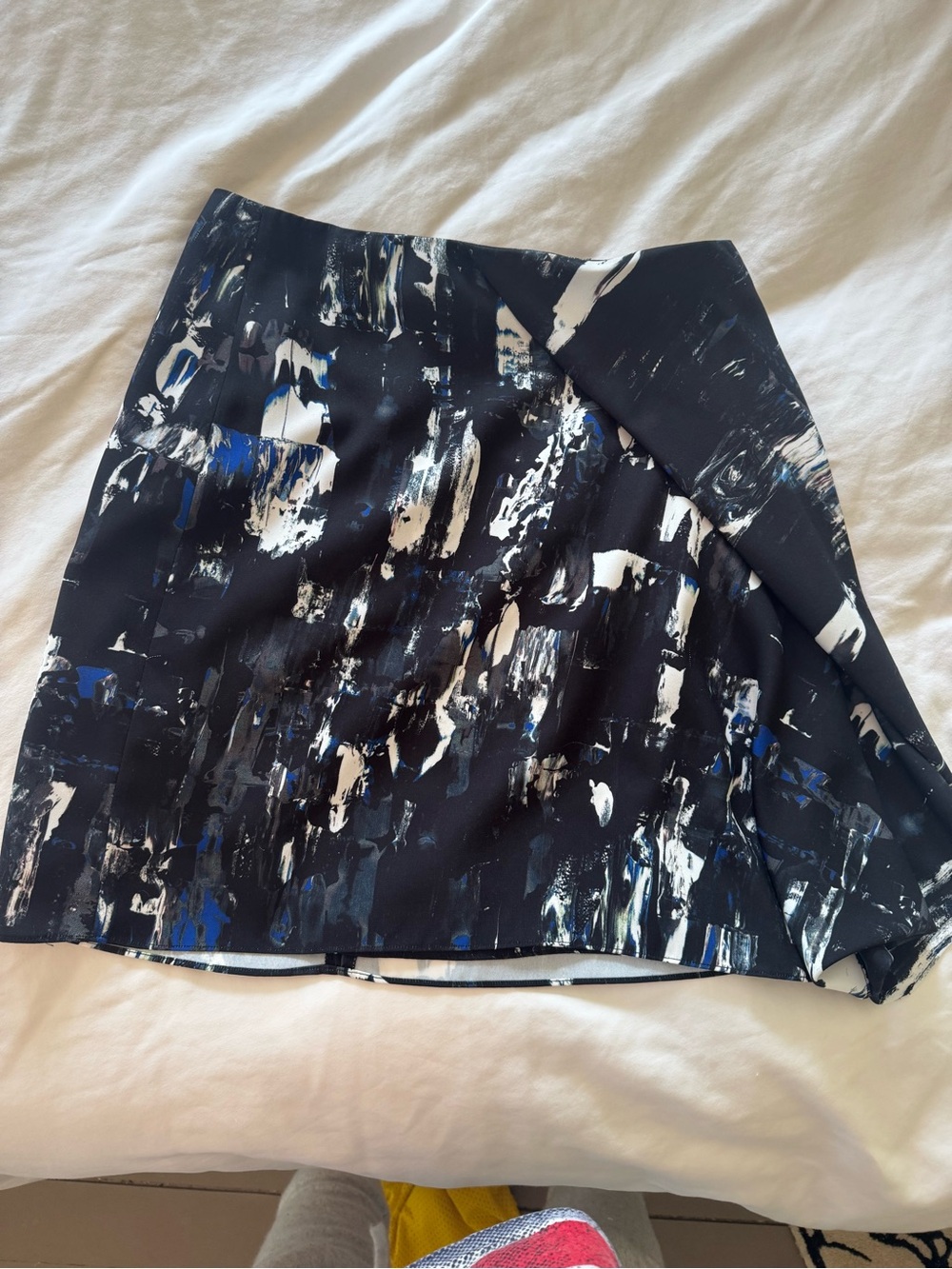 McQ Abstract Print Mini Skirt